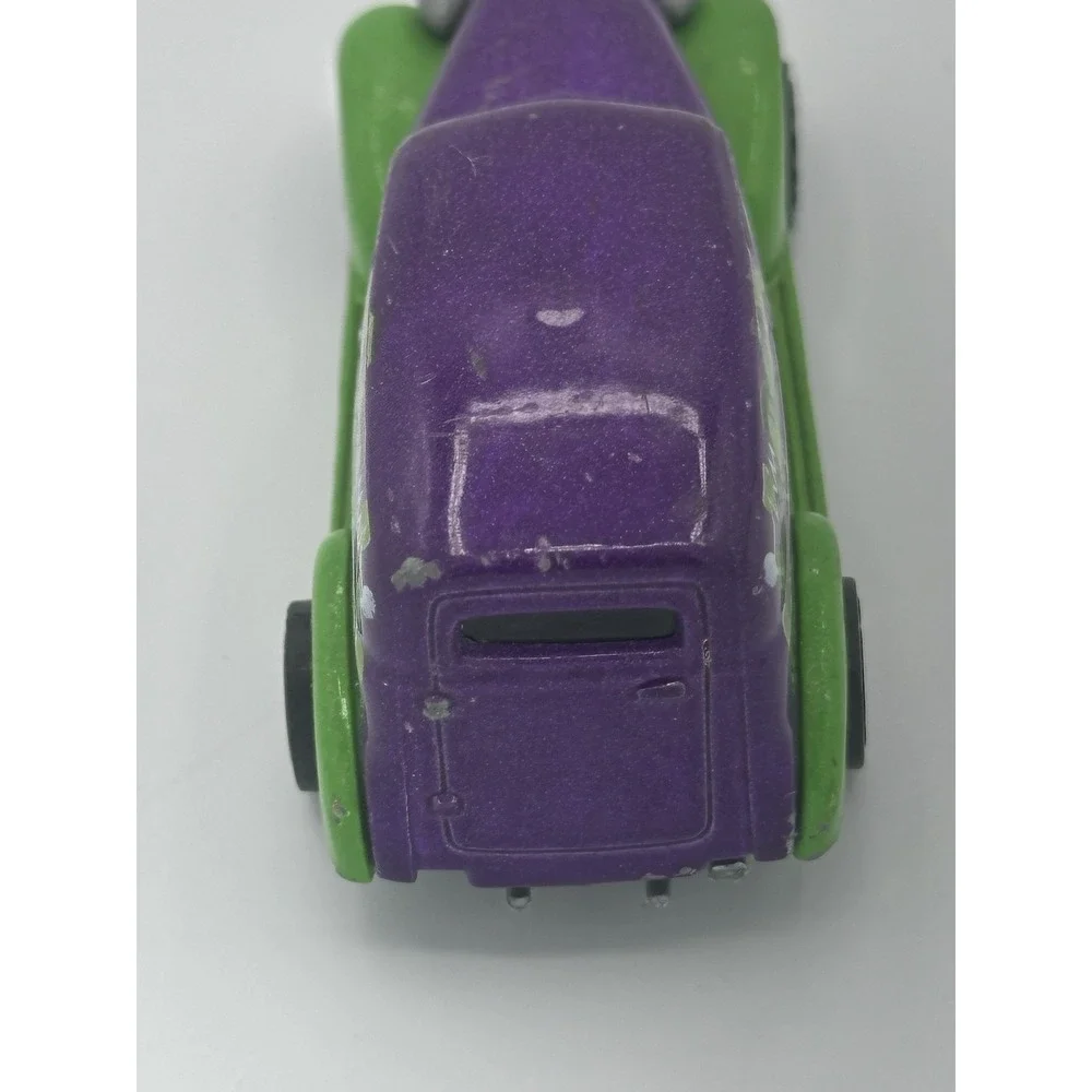 Vintage Matchbox Diecast Toy Car UGHH! 1939 Chevy Van Purple Green Frankenstein